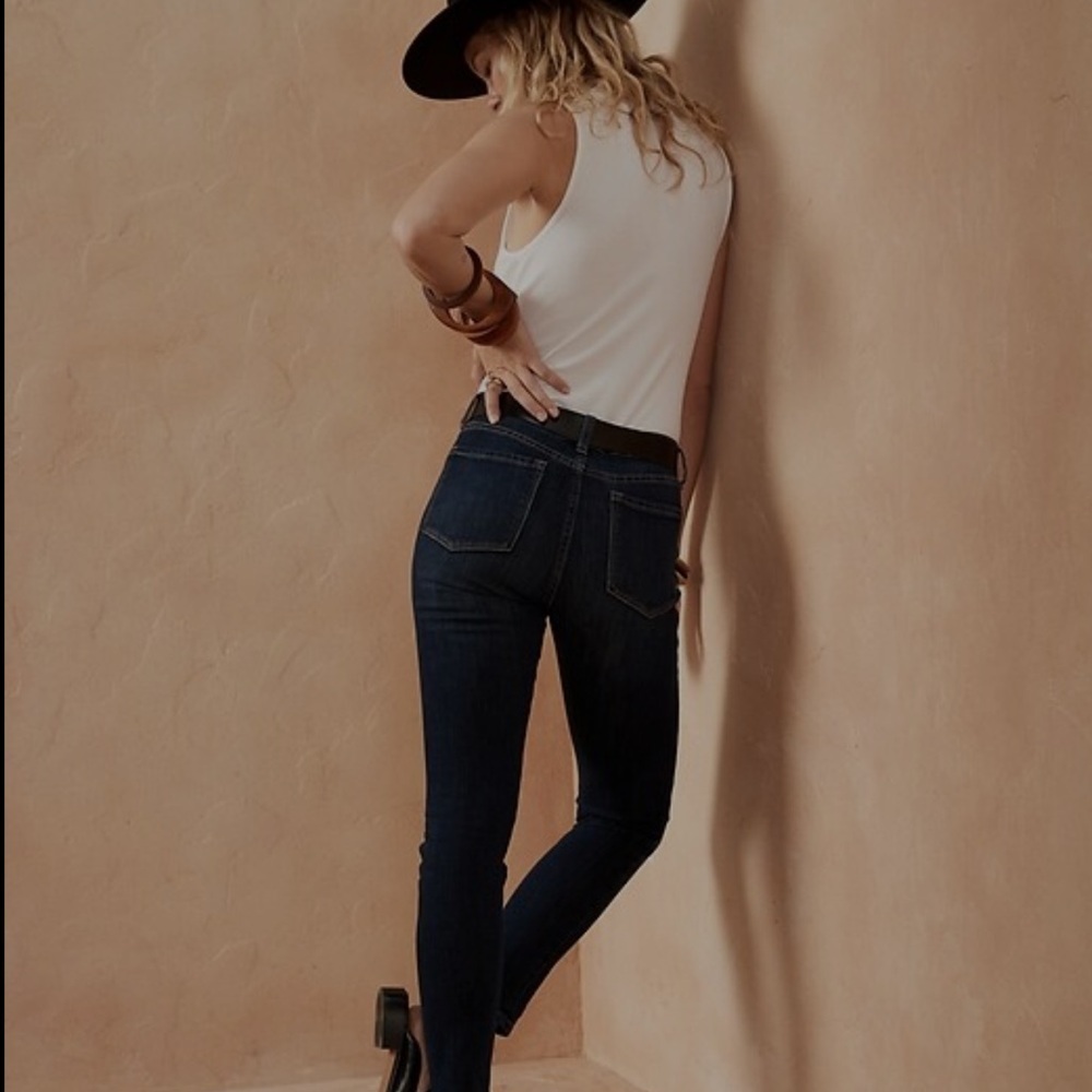 Banana Republic Women's Dark Indigo Skinny Jeans